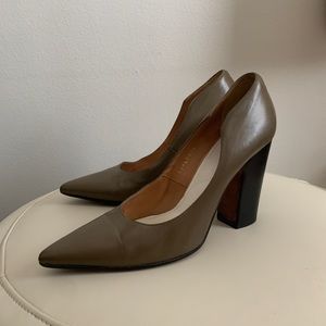 Maison Margiela 22 brown/green pumps